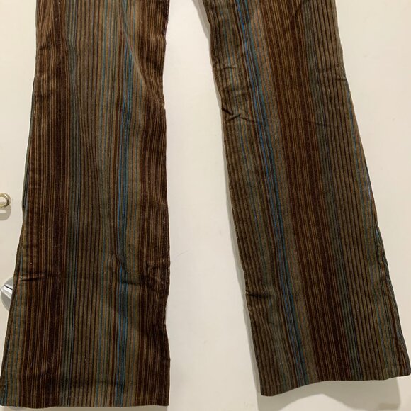 VINTAGE JEAN BASIC LOW RISE CORDUROY STRIPED PANTS SIZE 10 - Picture 9 of 10